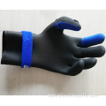 Black neoprene boot gloves diving 3mm